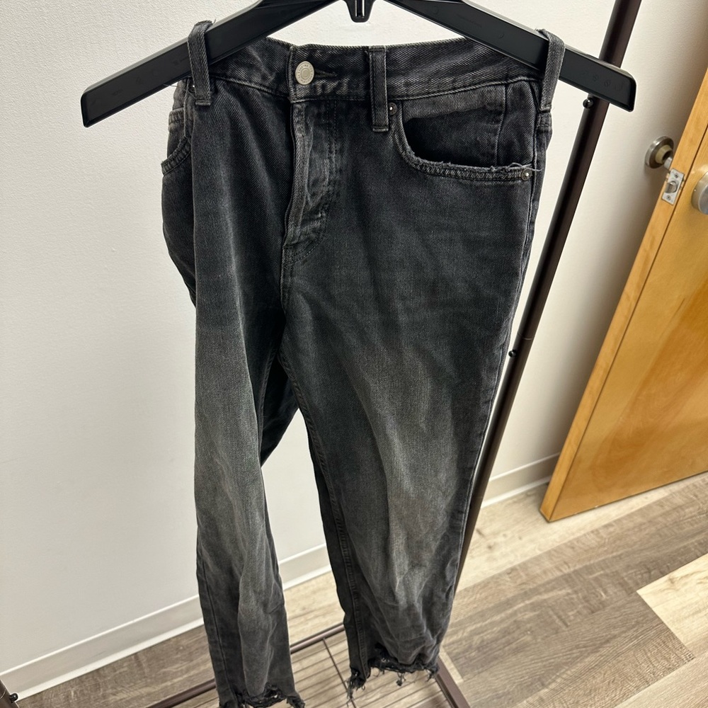 Free people gray washed jeans